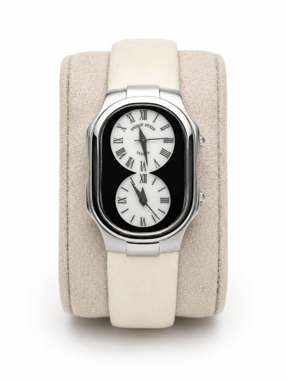 Philip Stein Teslar Dual Time Watch + 4 Interchangeable Bands